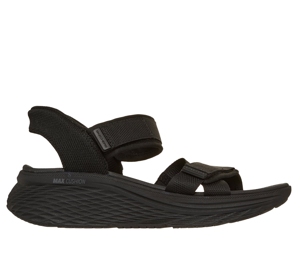 Skechers Slip-ins: Max Cushioning Elite 2.0 Sandal - Zoe en Negro, talla 38, Vegan