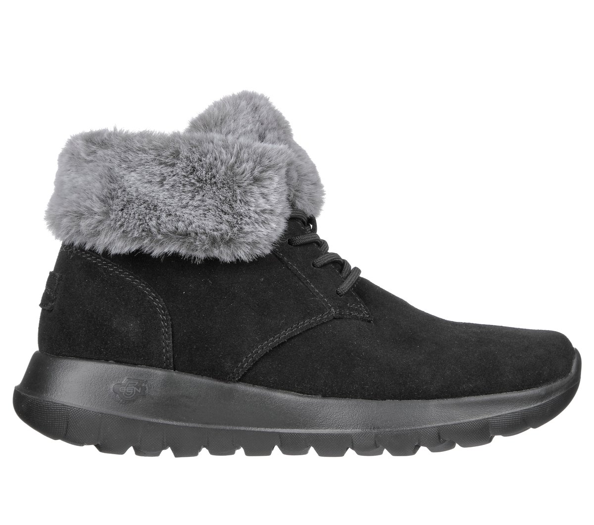 Skechers On-the-GO Joy - Plush Dreams en Negro/Gris, talla 40