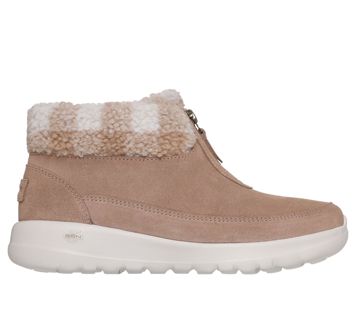 Arch Fit Skechers Womens Boots Shearling Trim Boot Women's Wide