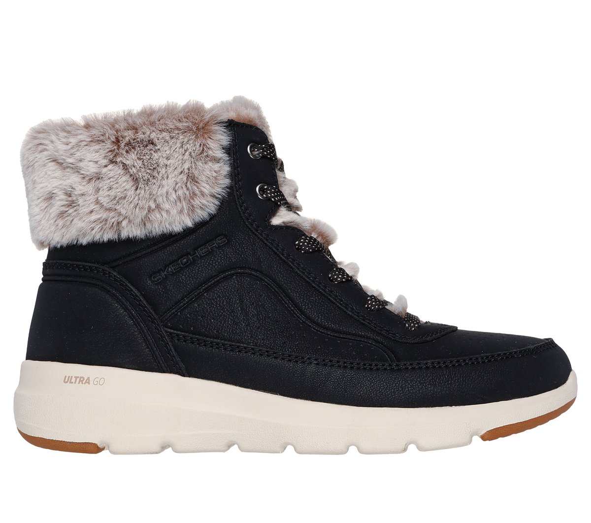Skechers On-the-GO Glacial Ultra - Mountain Muse en Negro, talla 41, Vegan