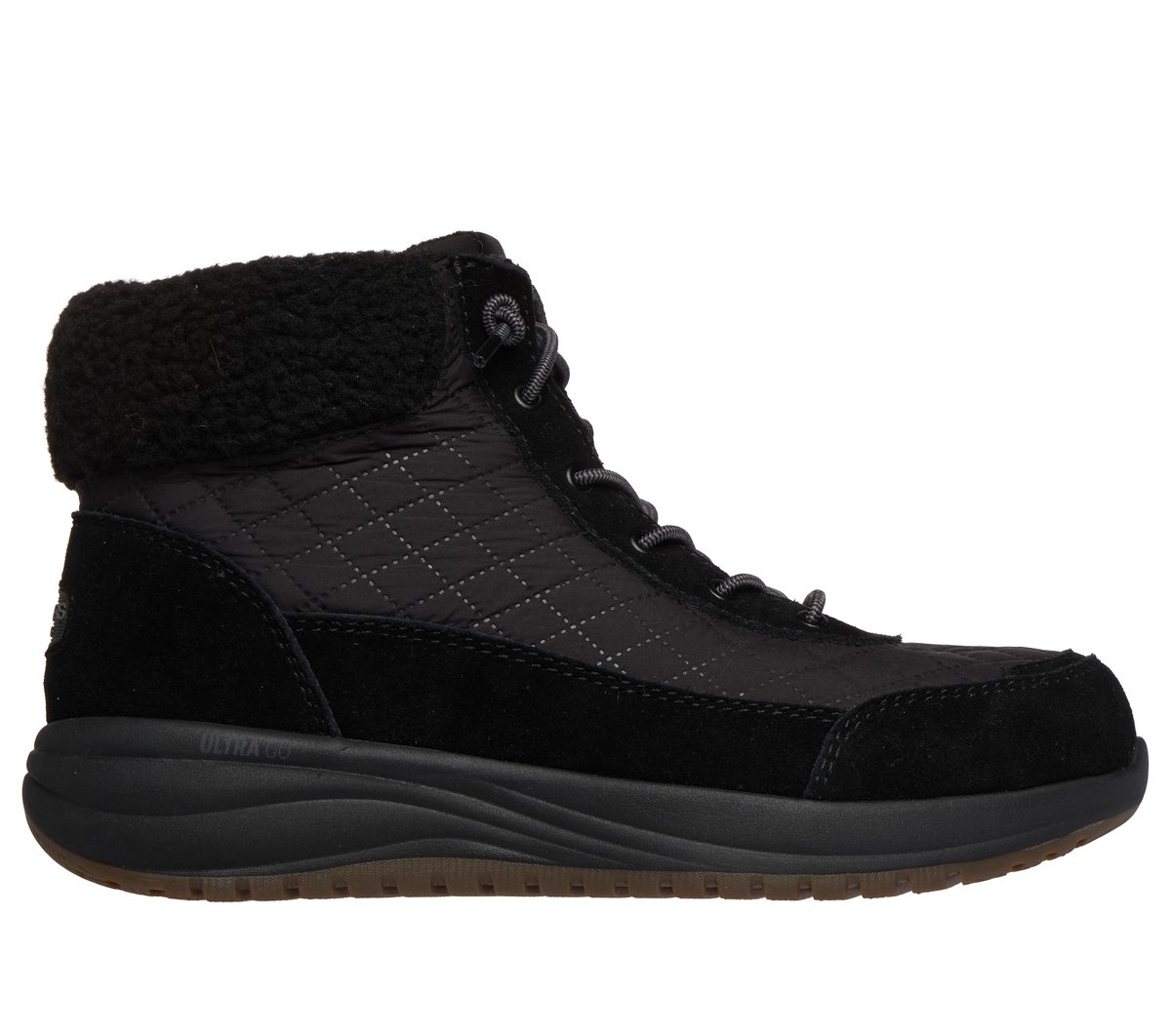 Skechers Women's Slip-ins Waterproof Relaxed Fit: On-The-GO Stellar - Cozy Fit Abigail Boots | Size 11.0 | Black | Leather
