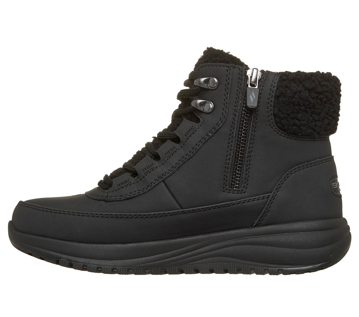 Skechers Relaxed Fit Waterproof: On-The-GO Stellar - Meadow Chaussures Moyen Width en Noir, Vegan