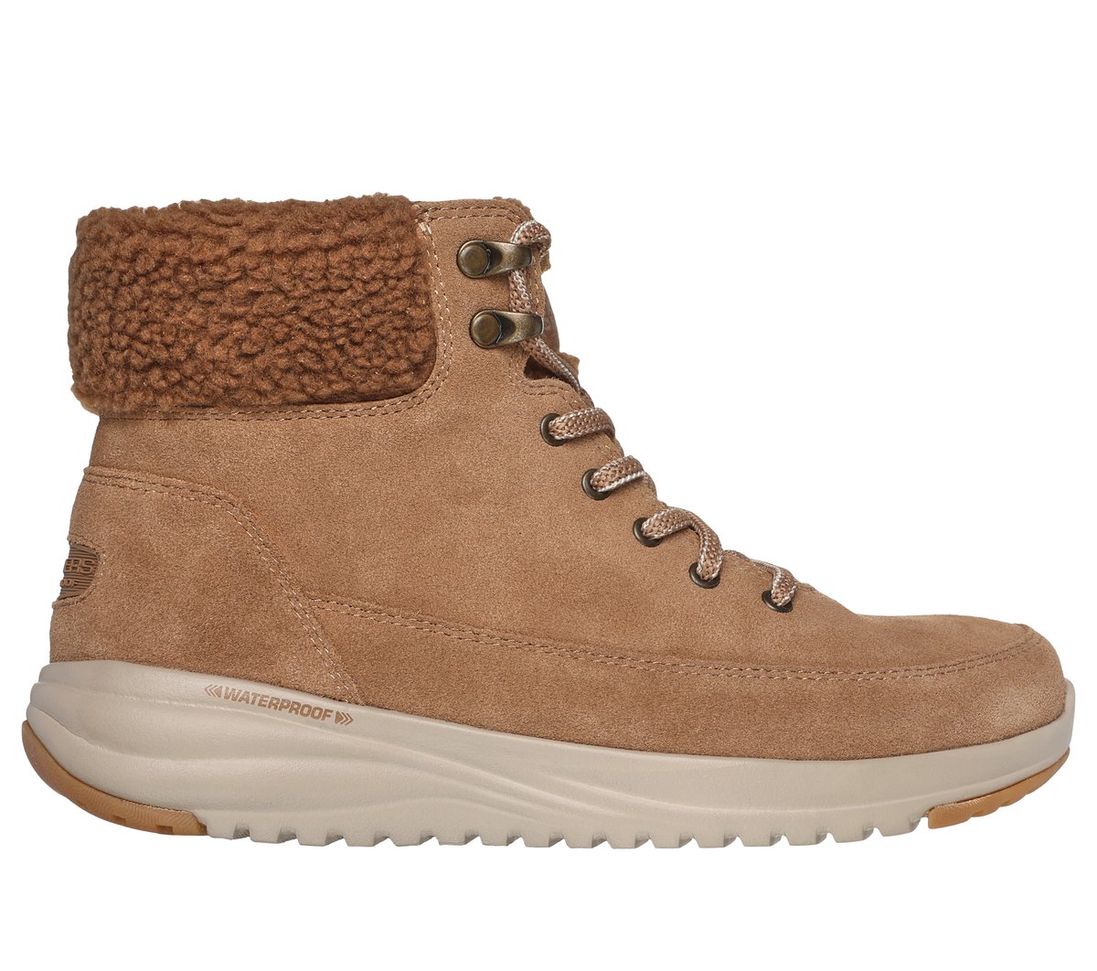 Skechers Waterproof: On-the-GO Stellar - Winterize en Marrón, talla 37.5