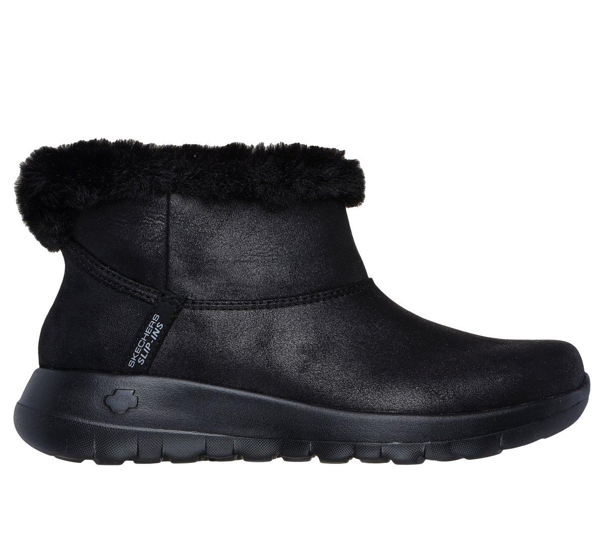Skechers Slip-ins: On-the-GO Joy - Cozy Dream en Negro, talla 36.5, Vegan