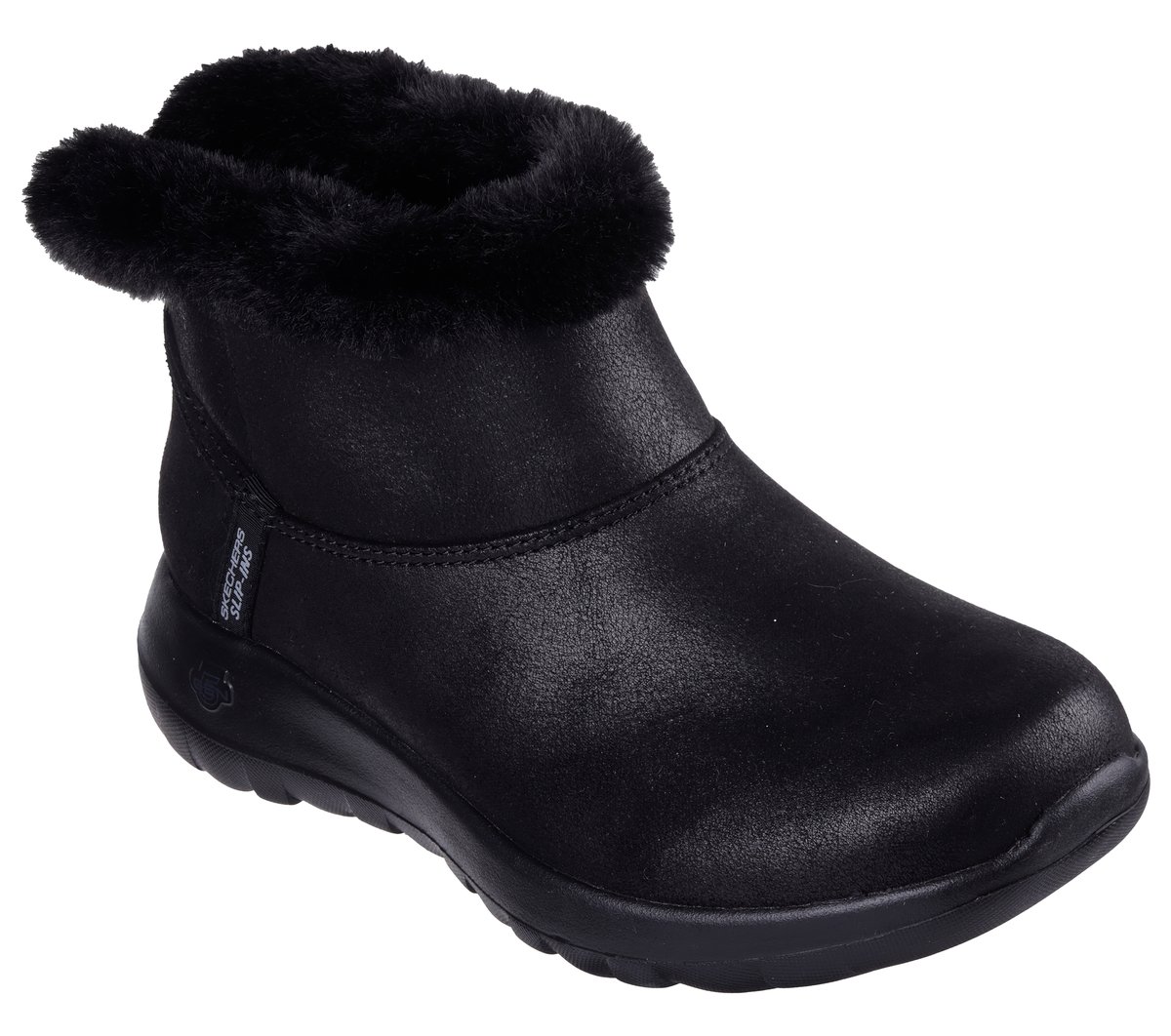 Skechers Slip-ins: On-The-GO Joy - Cozy Dream Chaussures Moyen Width en Noir, Vegan