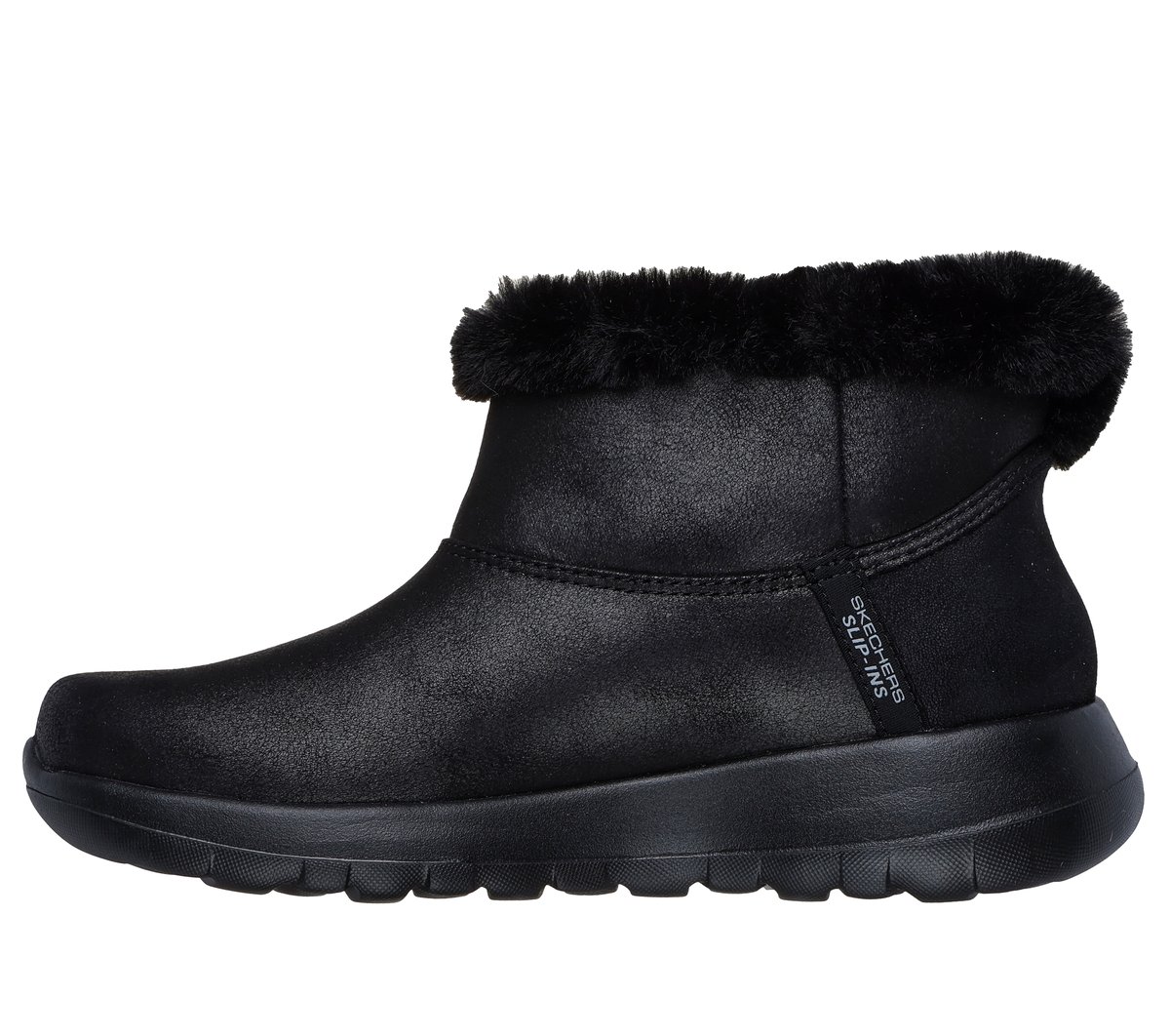 Skechers Slip-ins: On-The-GO Joy - Cozy Dream Chaussures Moyen Width en Noir, Vegan