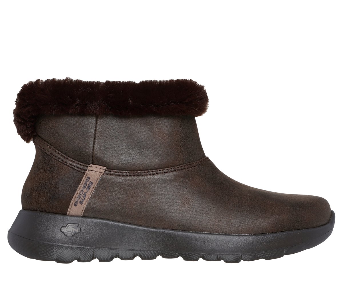 Skechers Slip-ins: On-the-GO Joy - Cozy Dream en Chocolate, talla 38, Vegan