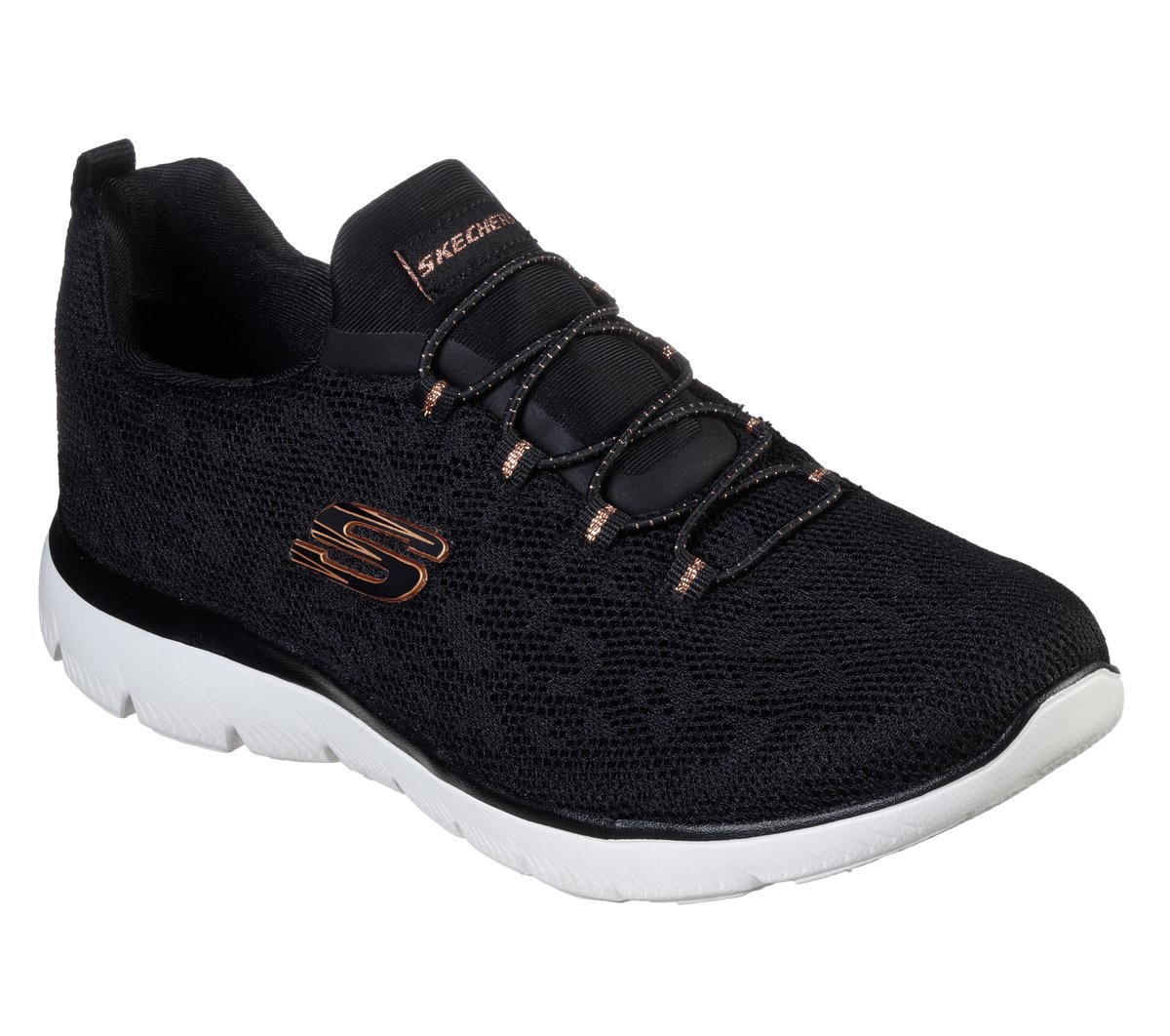 Summits - Leopard Spot — BLACK / ROSE GOLD