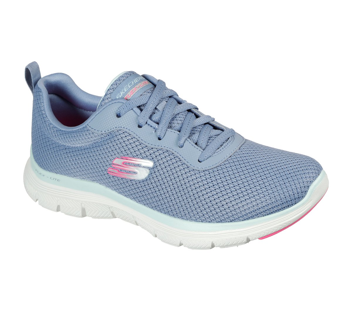 Skechers Flex Appeal 4.0 - Brilliant View en Gris Pizarra, talla 40, Vegan