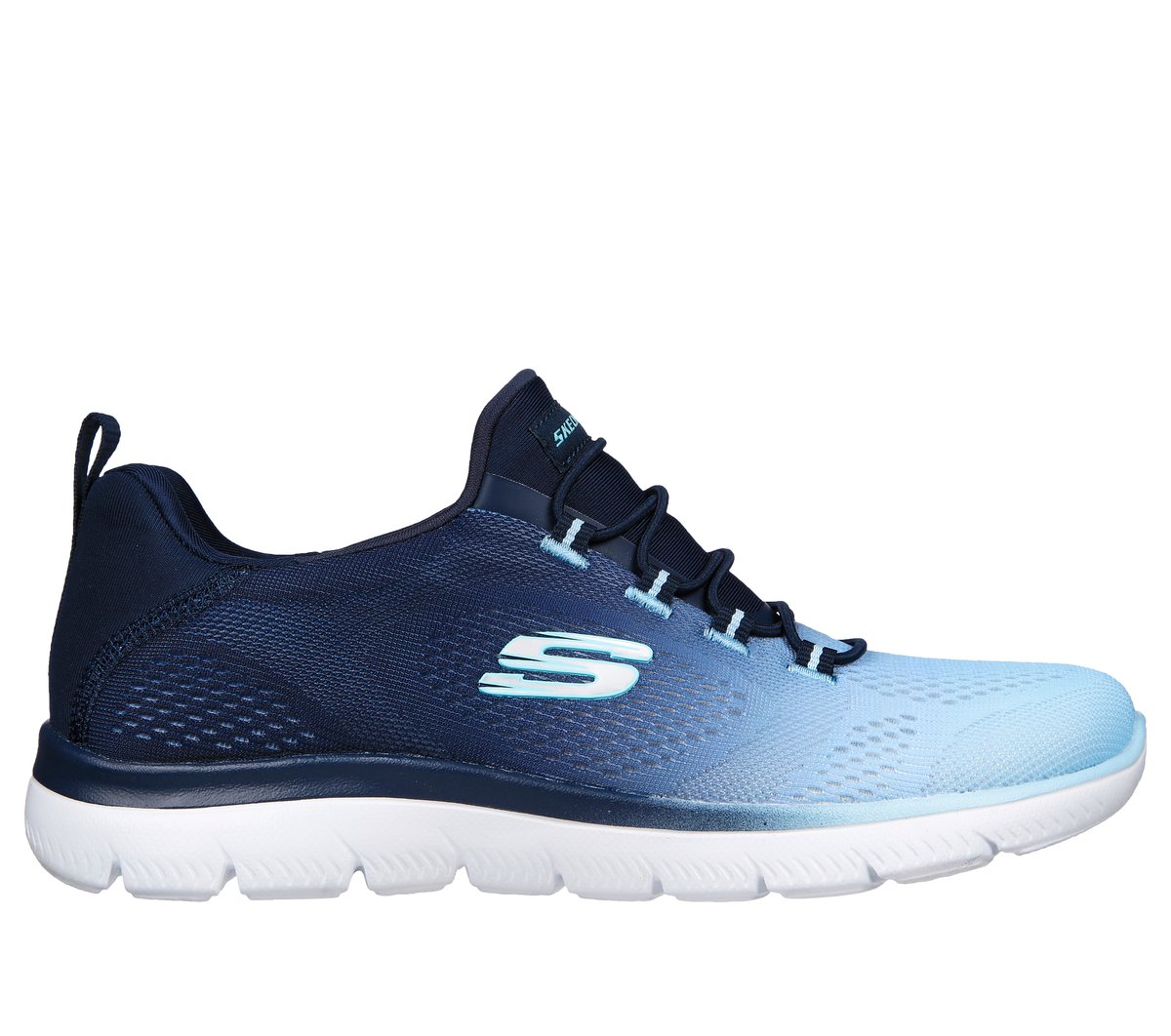 Skechers Summits - Bright Charmer en Navy, talla 40, Vegan