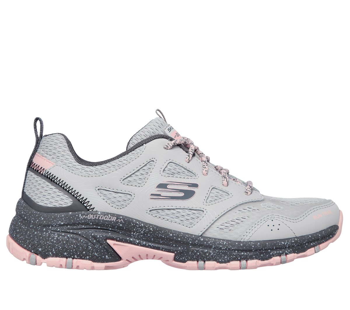Skechers Hillcrest - Pure Escapade en Gris/Rosa, talla 39