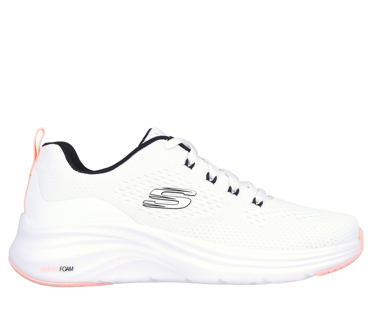 Skechers Vapor Foam - Fresh Trend en Blanco/Negro, talla 37, Vegan