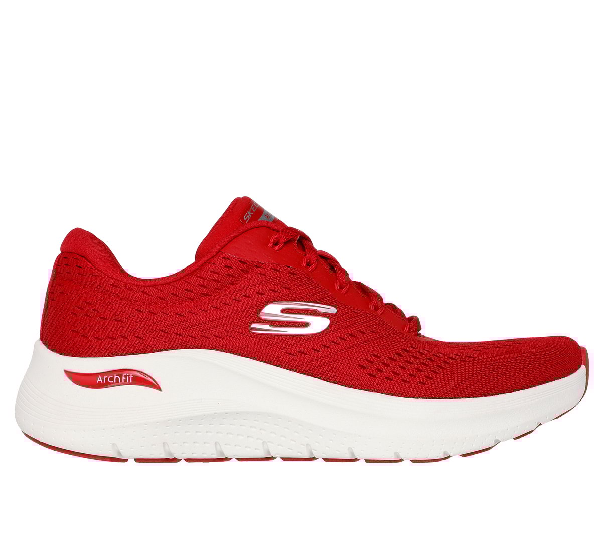 Skechers Arch Fit 2.0 - Big League en Rojo, talla 36.5, Vegan