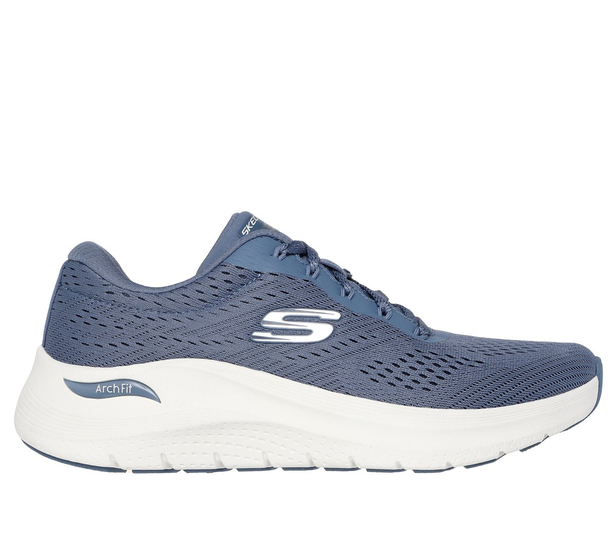 Skechers Arch Fit 2.0 - Big League en Gris Pizarra, talla 35, Vegan
