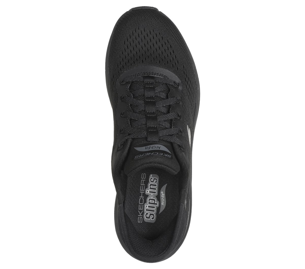 Skechers Slip-ins: Arch Fit 2.0 - Easy Chic Chaussures Moyen Width en Noir, Vegan, Lavable en machine