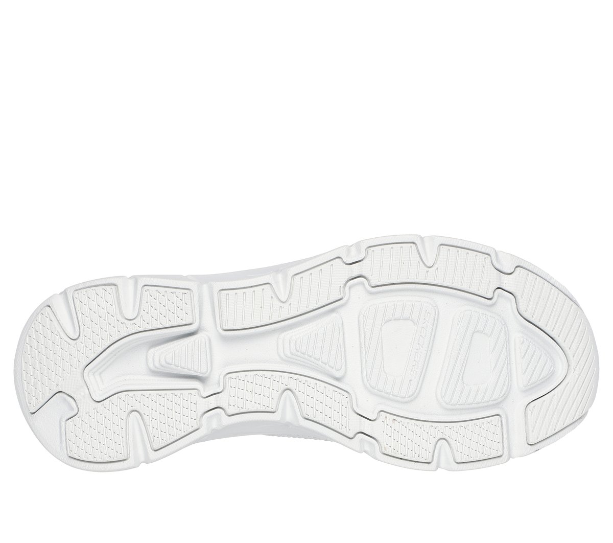 Skechers Relaxed Fit: D'Lux Walker 2.0 - Golden Step Chaussures Moyen Width en Blanc/Argent