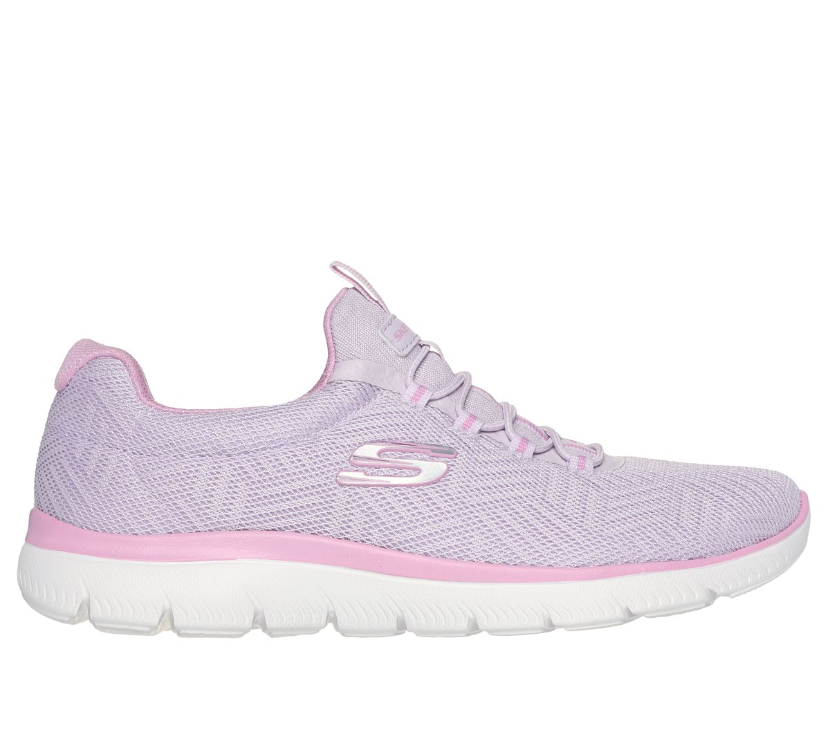 Skechers Summits - Artistry Chic en Lavanda, talla 38, Vegan
