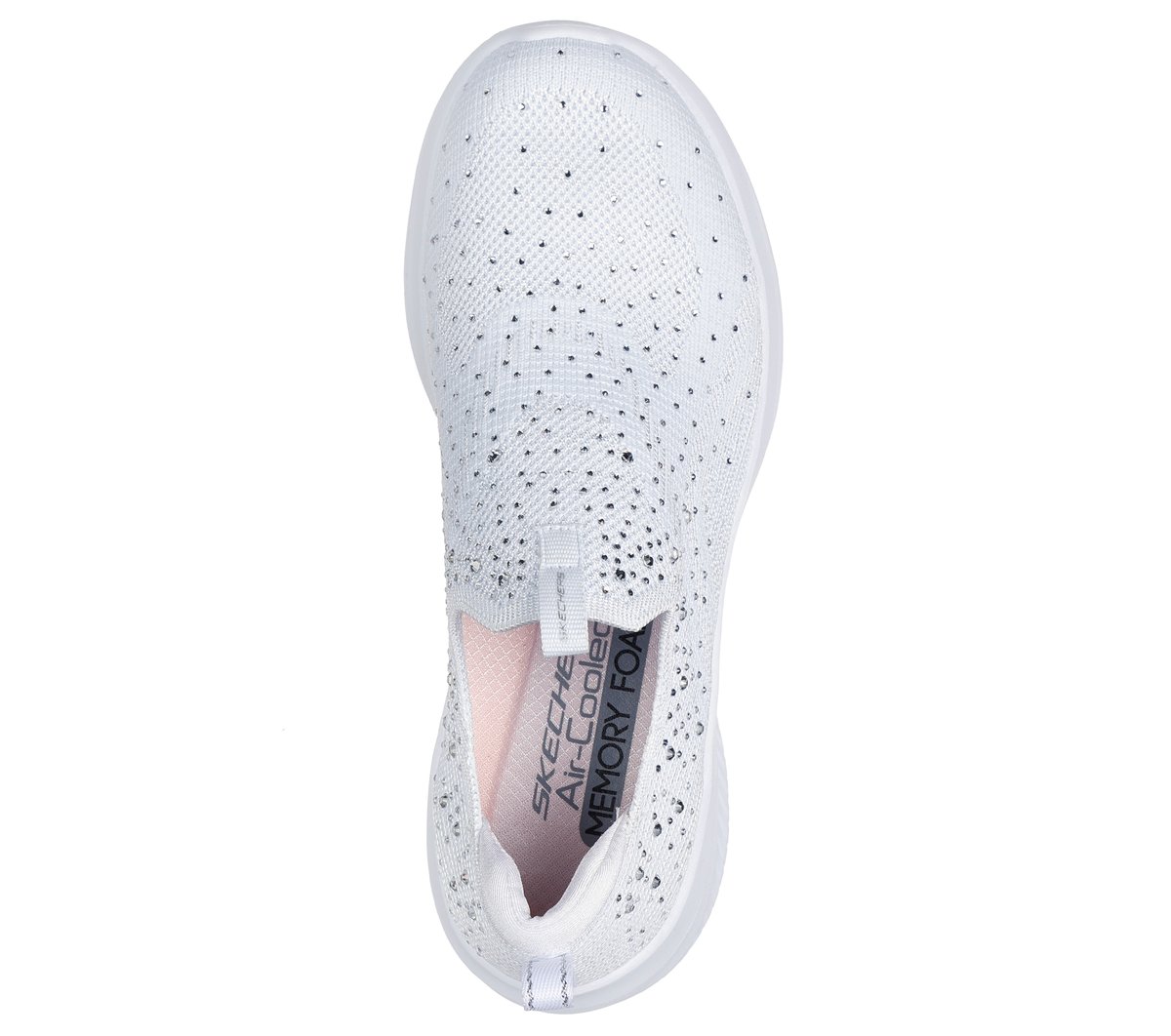 Sneaker Skechers Ultra Flex Thrive Up Slip On Rhinestone Trainer