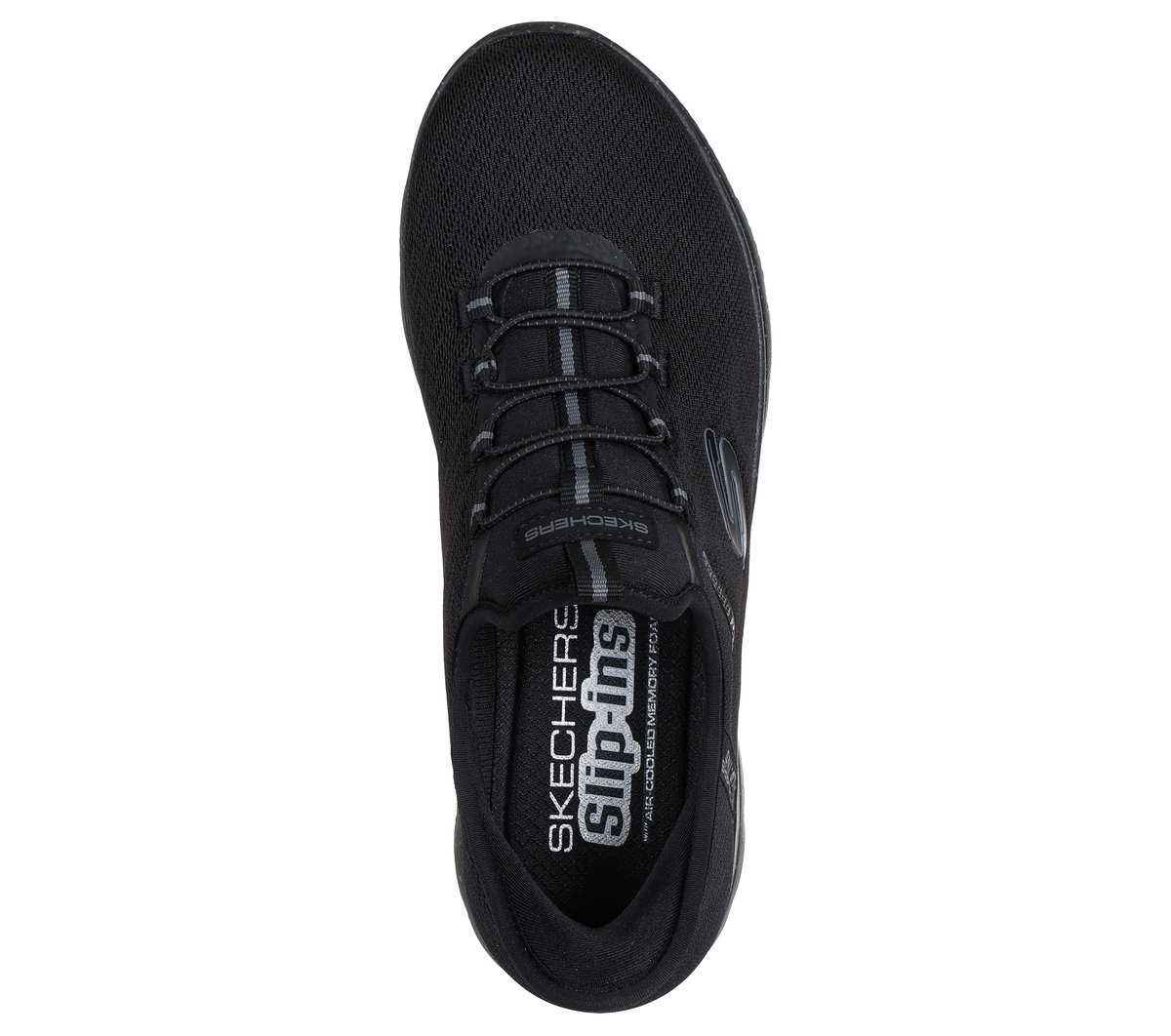 Skechers Slip-ins Waterproof: Summits - Best Choice Chaussures Moyen Width en Noir, Vegan