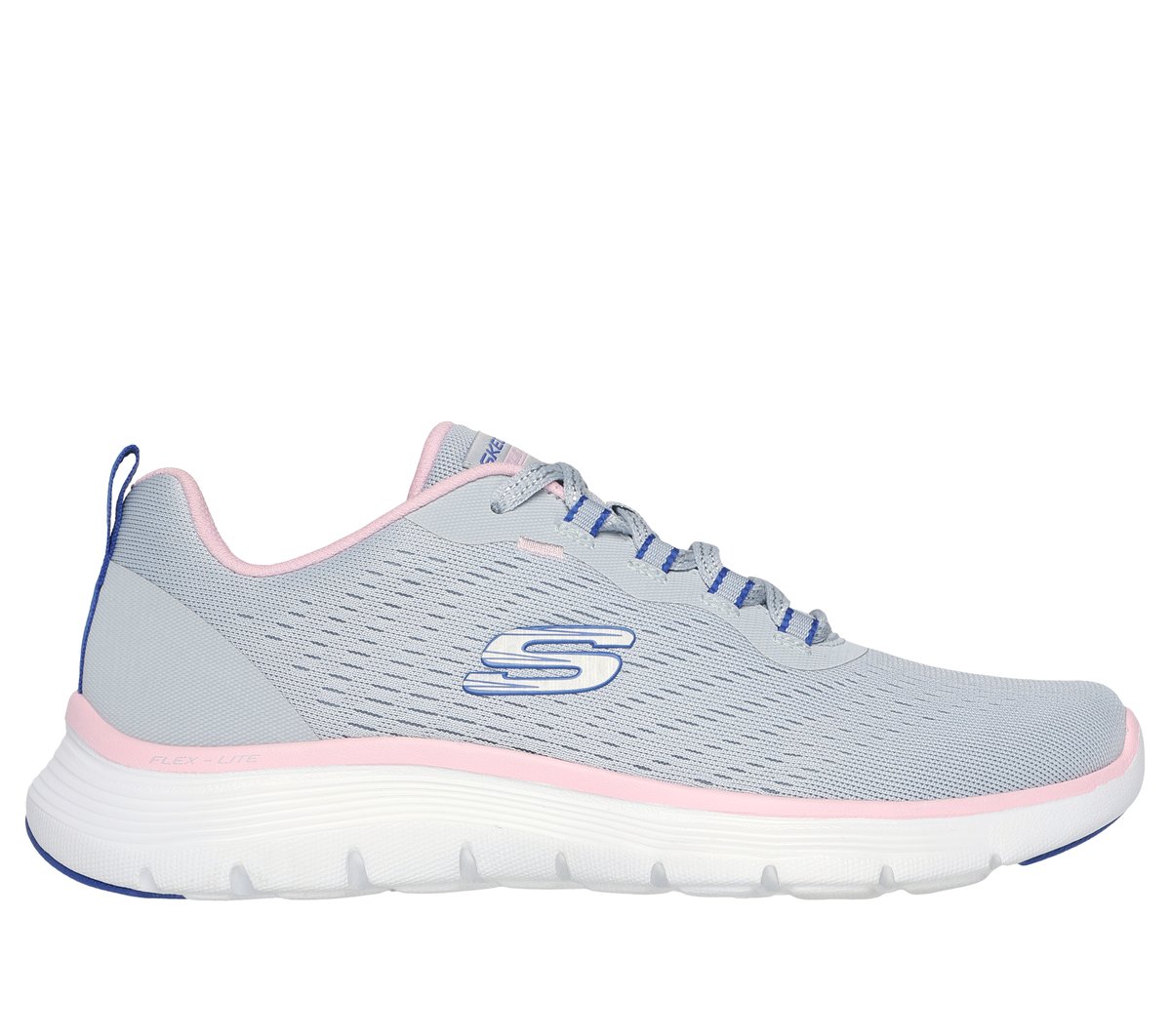 Skechers Flex Appeal 5.0 - New Path en Gris/Hombreta, talla 36, Vegan