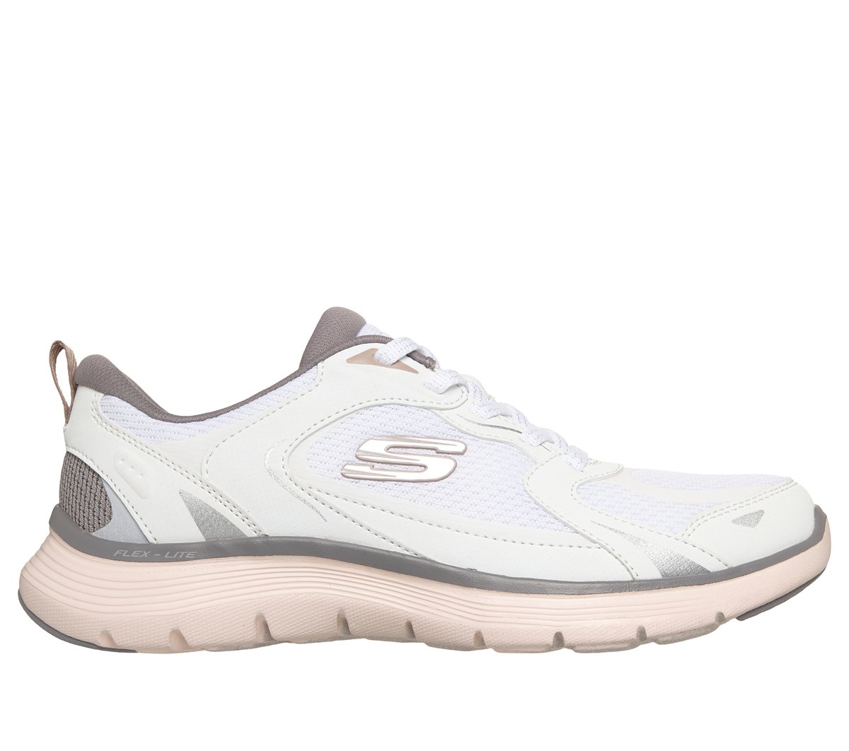 Skechers Flex Appeal 5.0 - Retro Rush en Blanco, talla 36.5