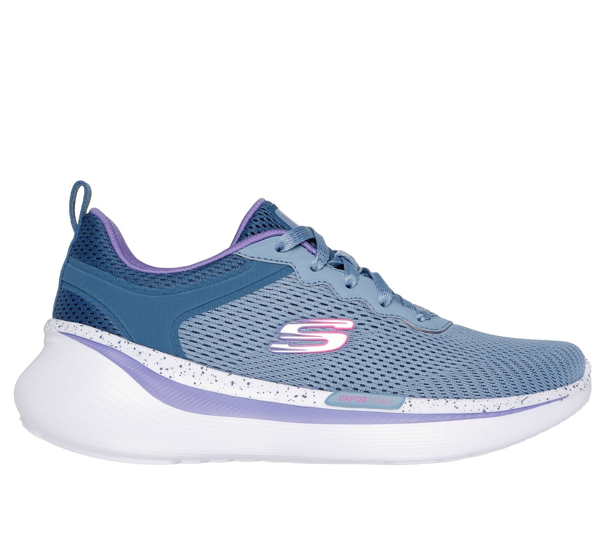 Skechers Women's Vapor Plus - Stoked Sneaker In Slate, Size 4.5 | Textile/Synthetic, Vegan, Machine Washable
