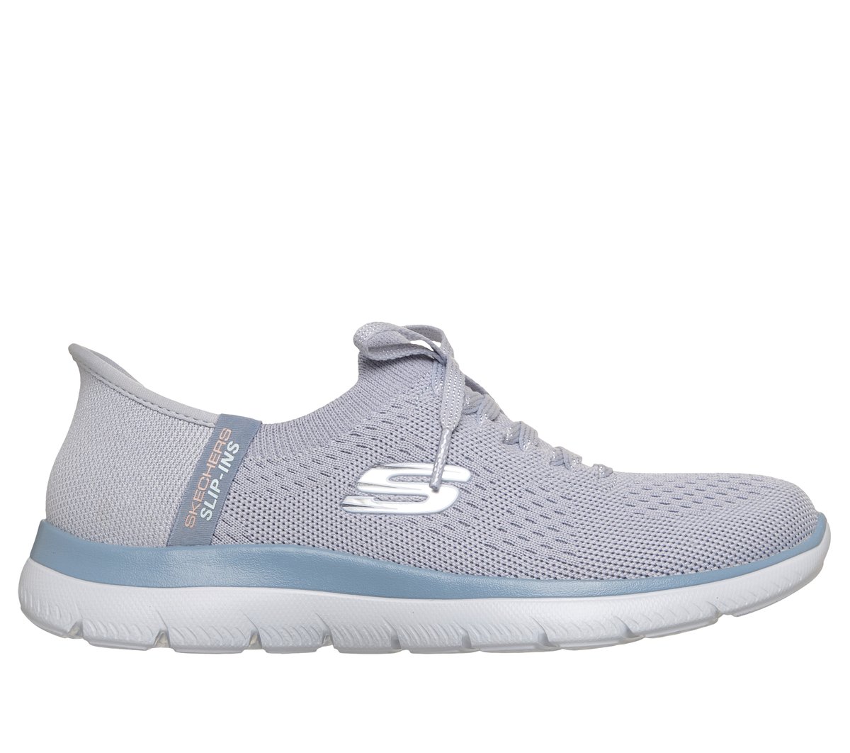 Skechers Slip-ins: Summits - New Daily en Gris Pizarra, talla 38, Vegan