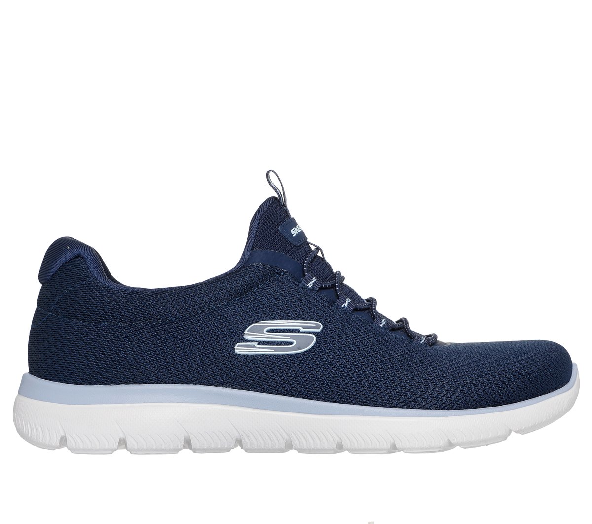 Skechers Summits - Summer Blush en Navy, talla 37, Vegan