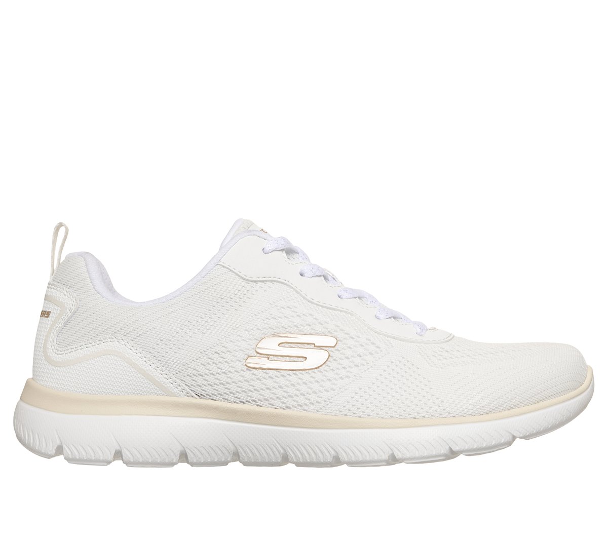 Skechers Summits - Quiet Dream en Blanco/Natural, talla 37, Vegan