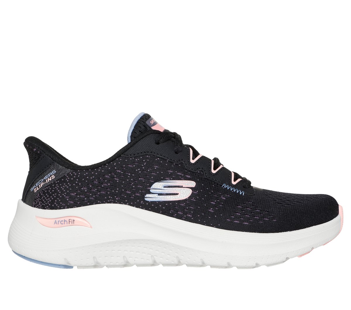 Skechers Slip-ins: Arch Fit 2.0 - Fresh Space en Negro, talla 41, Vegan