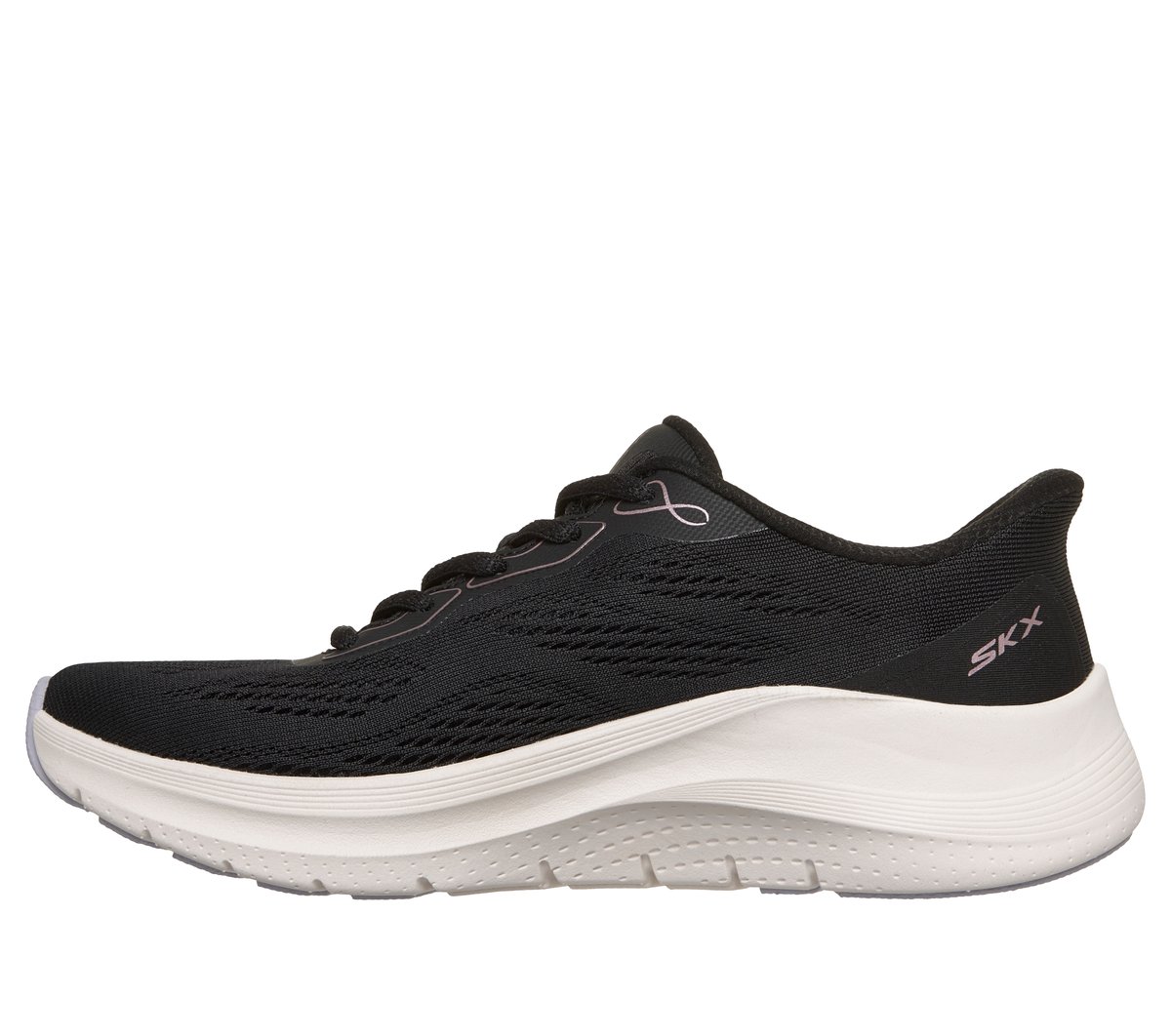 Skechers Slip-ins: Arch Fit 2.0 - Bold Motion Chaussures Moyen Width en Noir/Or Rose, Vegan, Lavable en machine