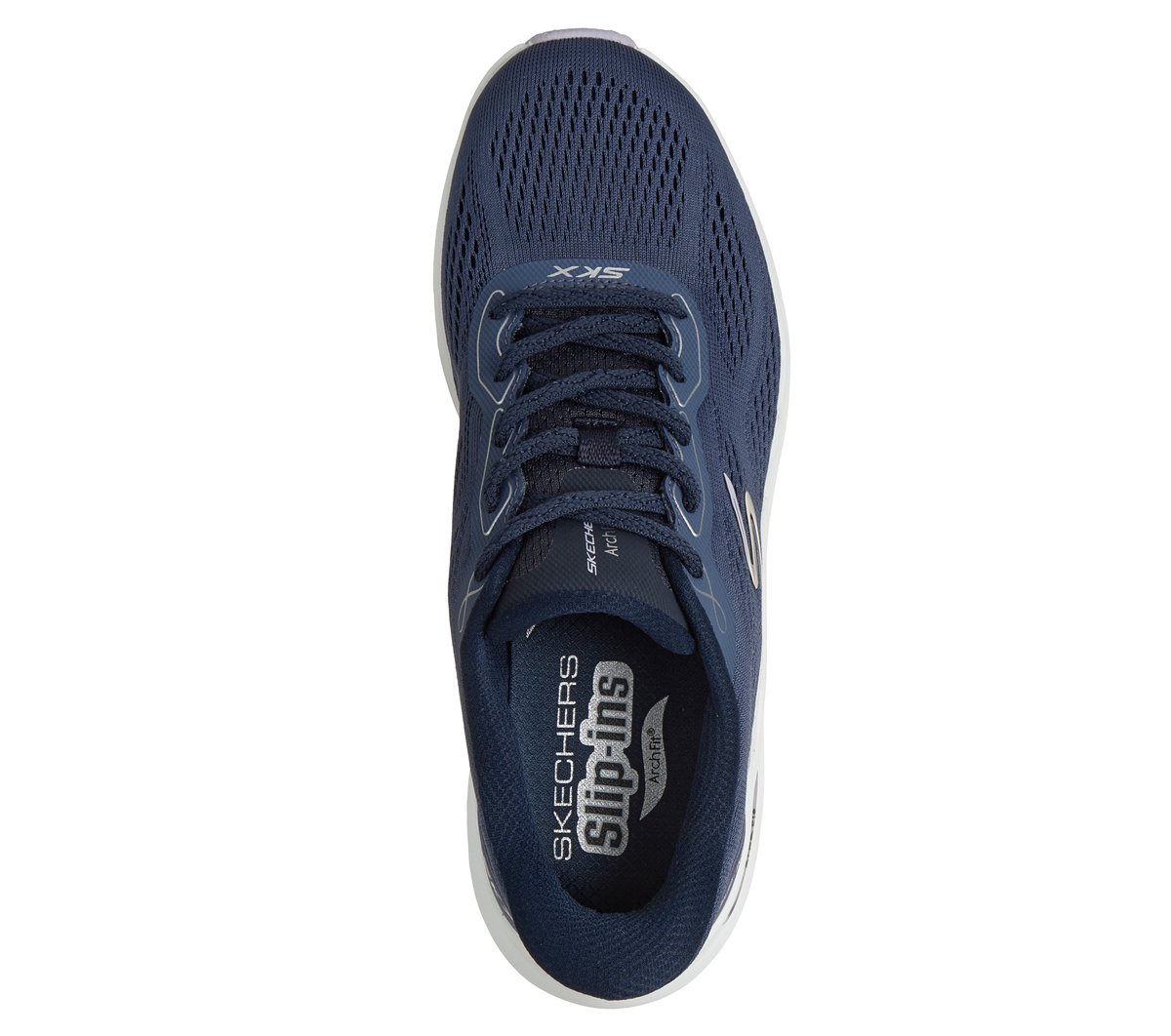 Skechers Femme Arch FIT 2.0 Bold Motion Baskets MeshGray Trim - vue 8