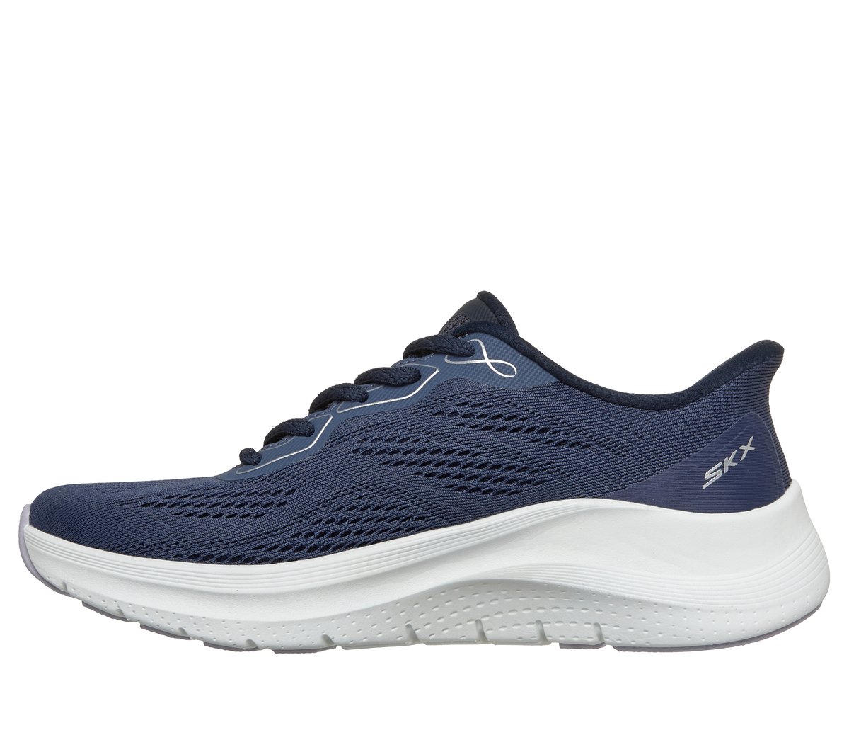 Skechers Slip-ins: Arch Fit 2.0 - Bold Motion Chaussures Moyen Width en Bleu Marine, Vegan, Lavable en machine