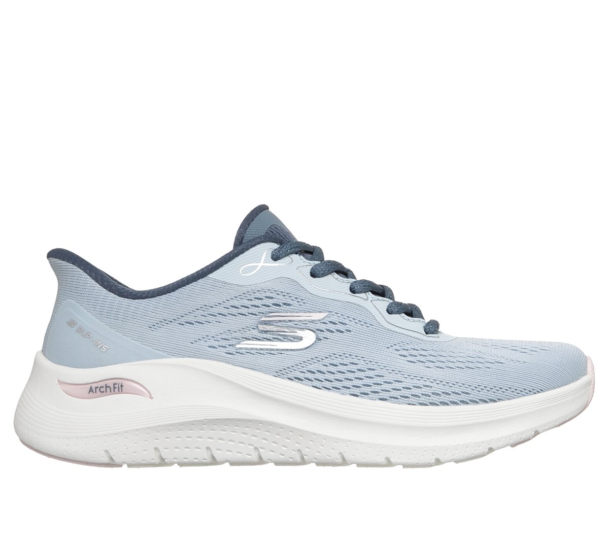 Skechers Donna Slip-ins: Arch Fit 2.0 - Bold Motion Sneaker in Ardesia, Taglia 39, Vegan, Lavabile in lavatrice