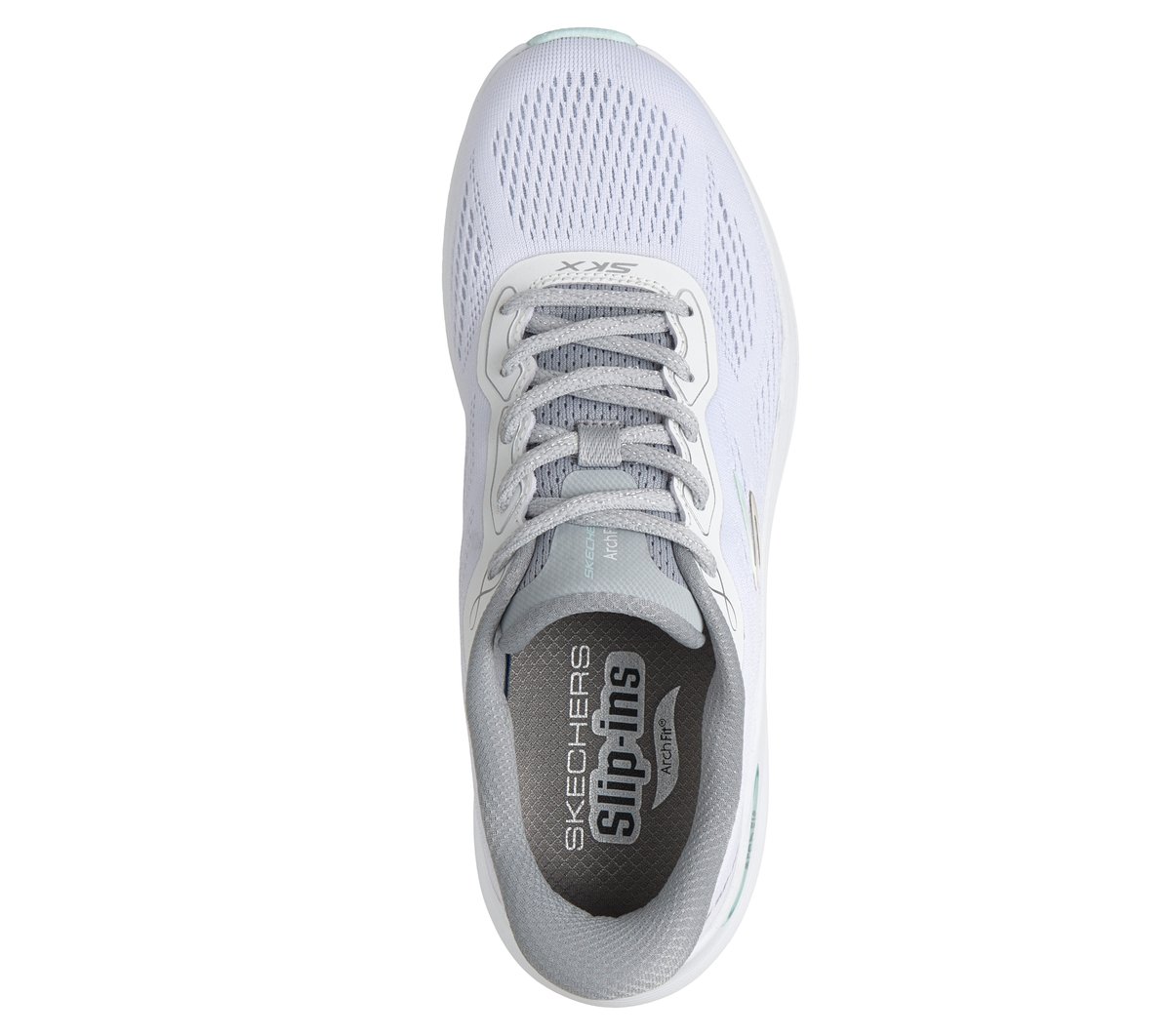 Skechers Slip-ins: Arch Fit 2.0 - Bold Motion Chaussures Moyen Width en Blanc, Vegan, Lavable en machine