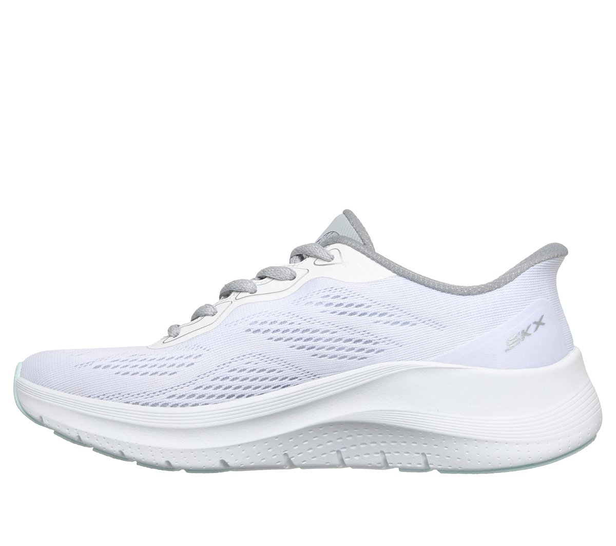 Skechers Slip-ins: Arch Fit 2.0 - Bold Motion Chaussures Moyen Width en Blanc, Vegan, Lavable en machine