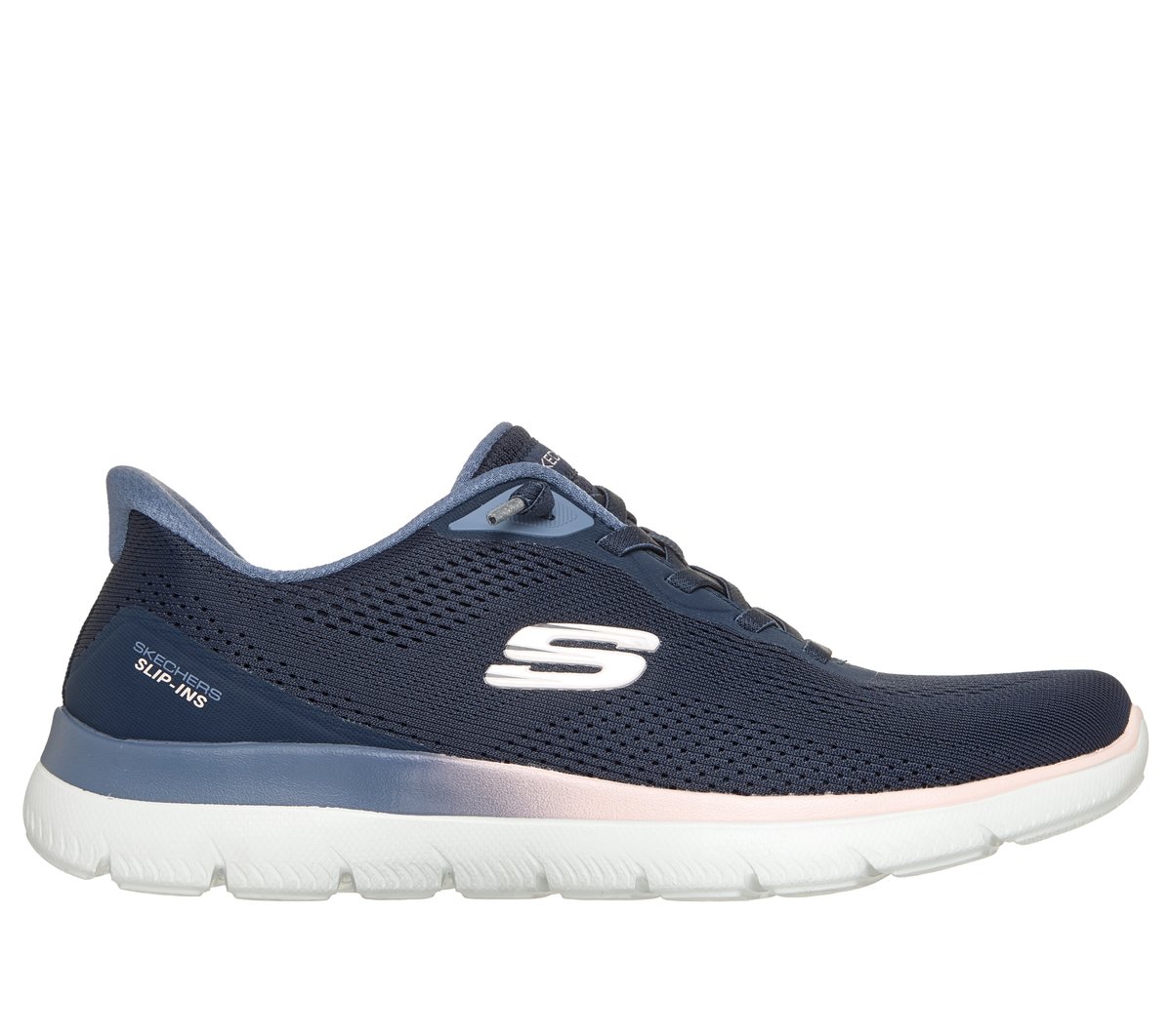 Skechers Slip-ins: Summits - Sweet Skies en Navy, talla 42, Vegan