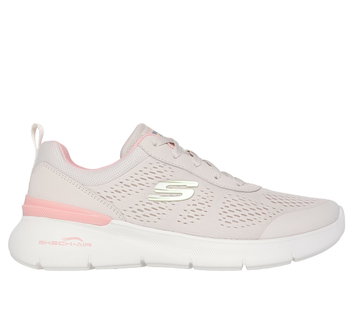 Skechers Skech-Air Dynamight 2.0 - New Heights en Natural/Rosa, talla 39, Vegan