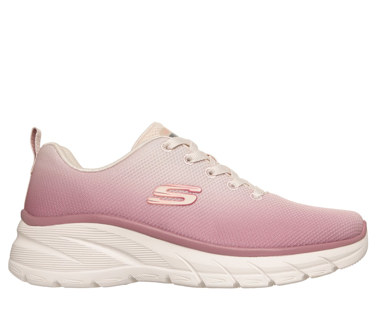 Skechers Fashion Fit 2.0 en Natural/Rosa, talla 37.5, Vegan