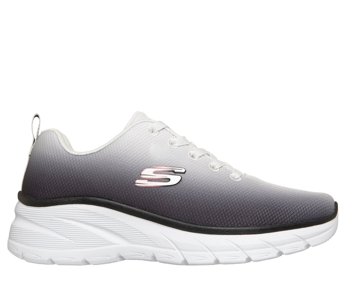 Skechers Fashion Fit 2.0 en Blanco/Negro, talla 36, Vegan