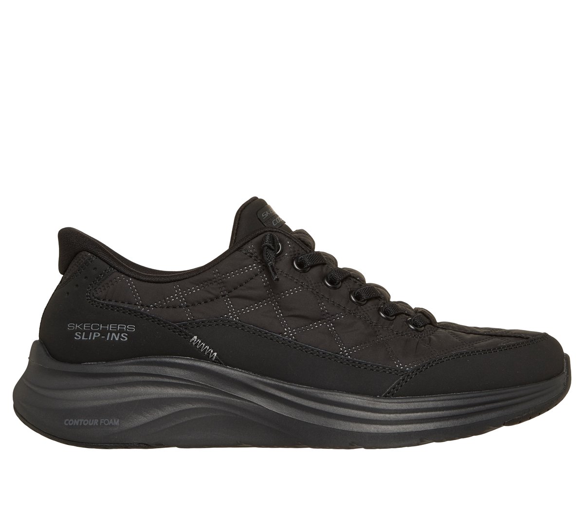 Skechers Slip-ins: Contour Foam - Cozy Fit en Negro, talla 39, Vegan