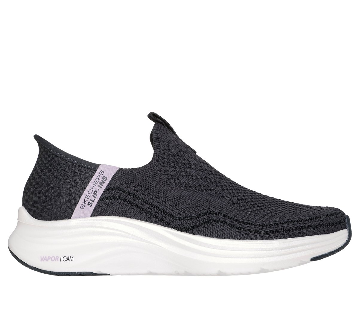 Skechers Slip-ins: Vapor Foam - Luxe Breeze en Negro, talla 37, Vegan