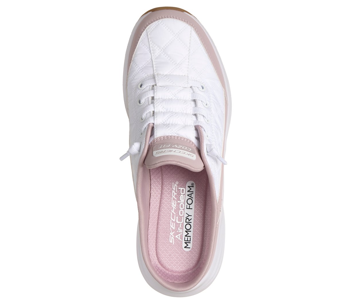 Skechers Contour Foam - Cozy Fit Sweet Embrace Chaussures Moyen Width en Lavande, Vegan, Lavable en machine