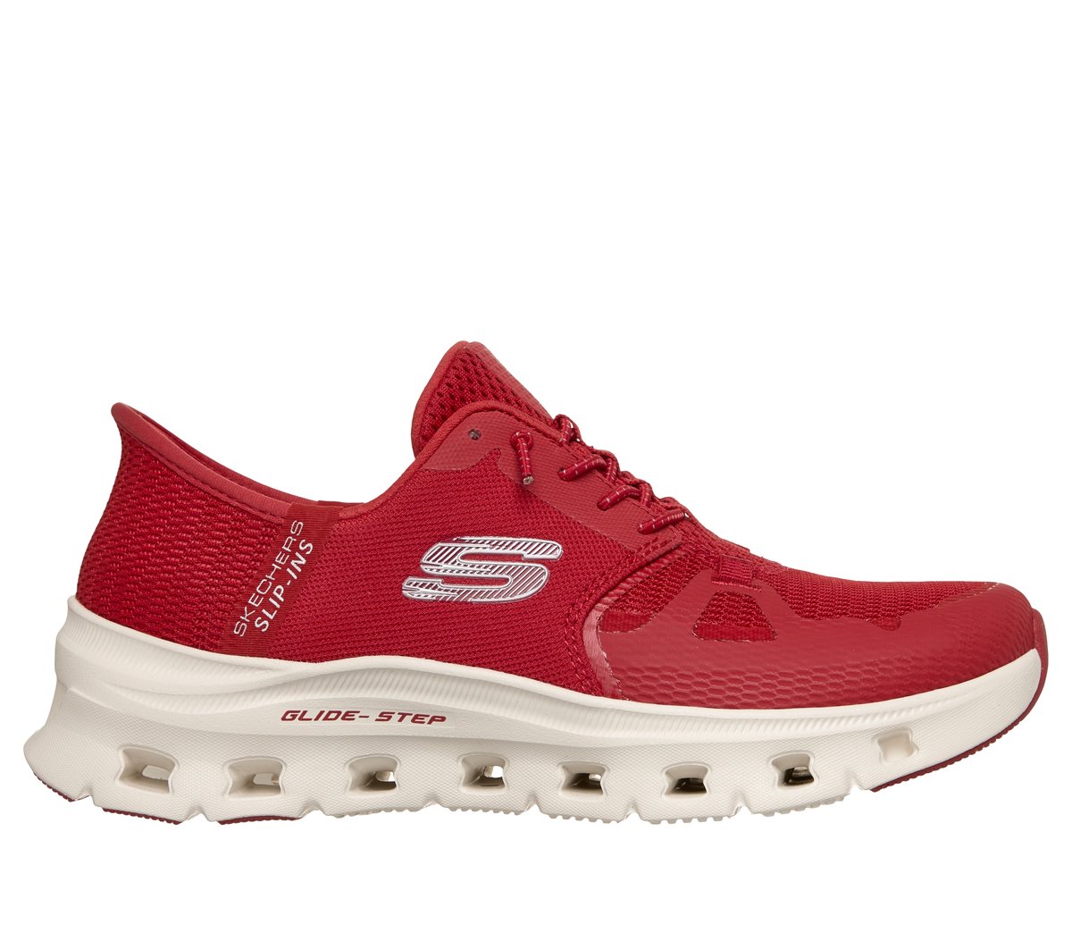 Skechers Slip-ins: Glide-Step Pro en Rojo, talla 38, Vegan