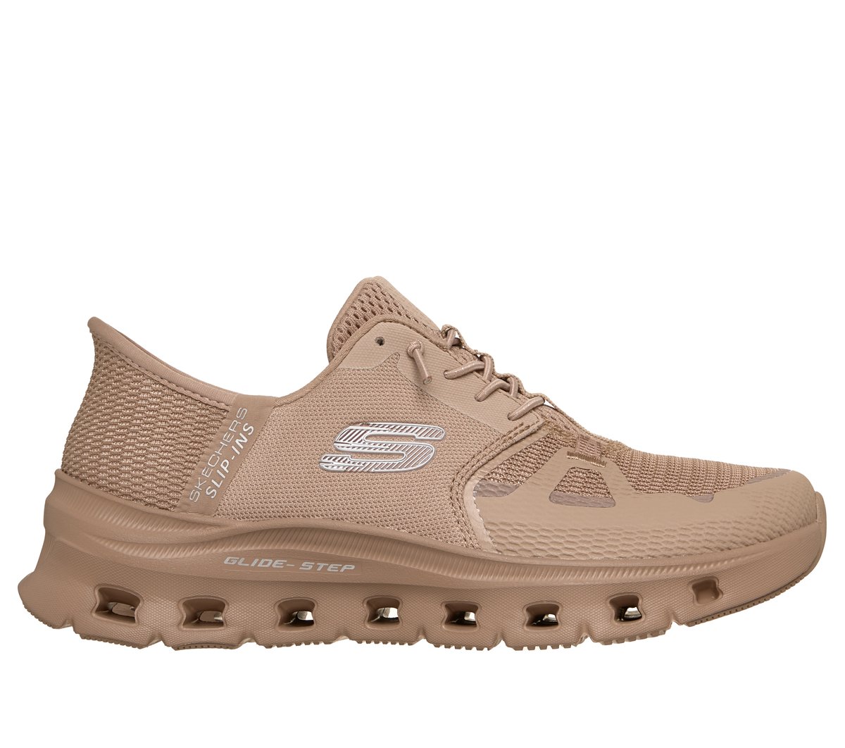 Skechers Slip-ins: Glide-Step Pro en Marrón Bronceado, talla 36, Vegan