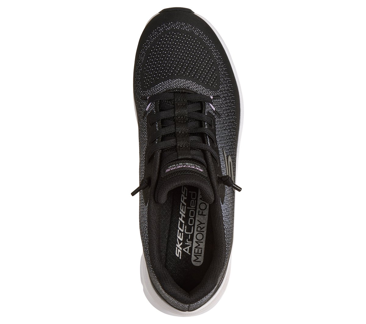 Skechers Glide-Step Pro - Soft Mirage Chaussures Moyen Width en Noir/Blanc, Vegan, Lavable en machine
