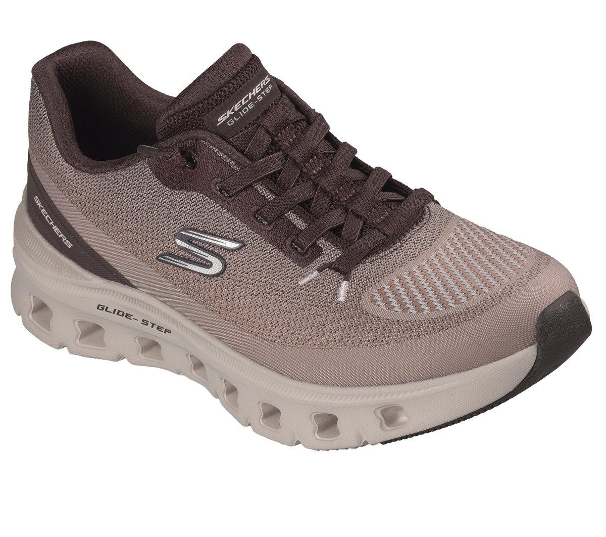 Skechers Glide-Step Pro - Soft Mirage Chaussures Moyen Width en Brun, Vegan, Lavable en machine