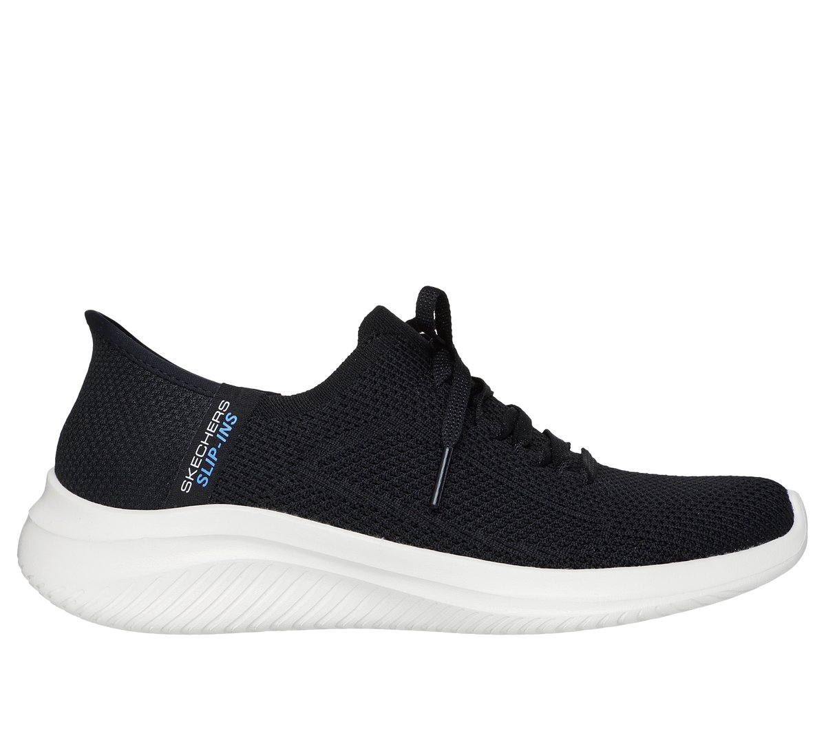 Skechers Slip-ins: Ultra Flex 3.0 - Elevated Motion en Negro/Blanca, talla 35, Vegan
