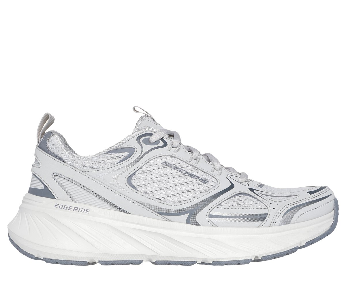 Skechers Relaxed Fit: Edgeride - Silver Eclipse en Gris, talla 36