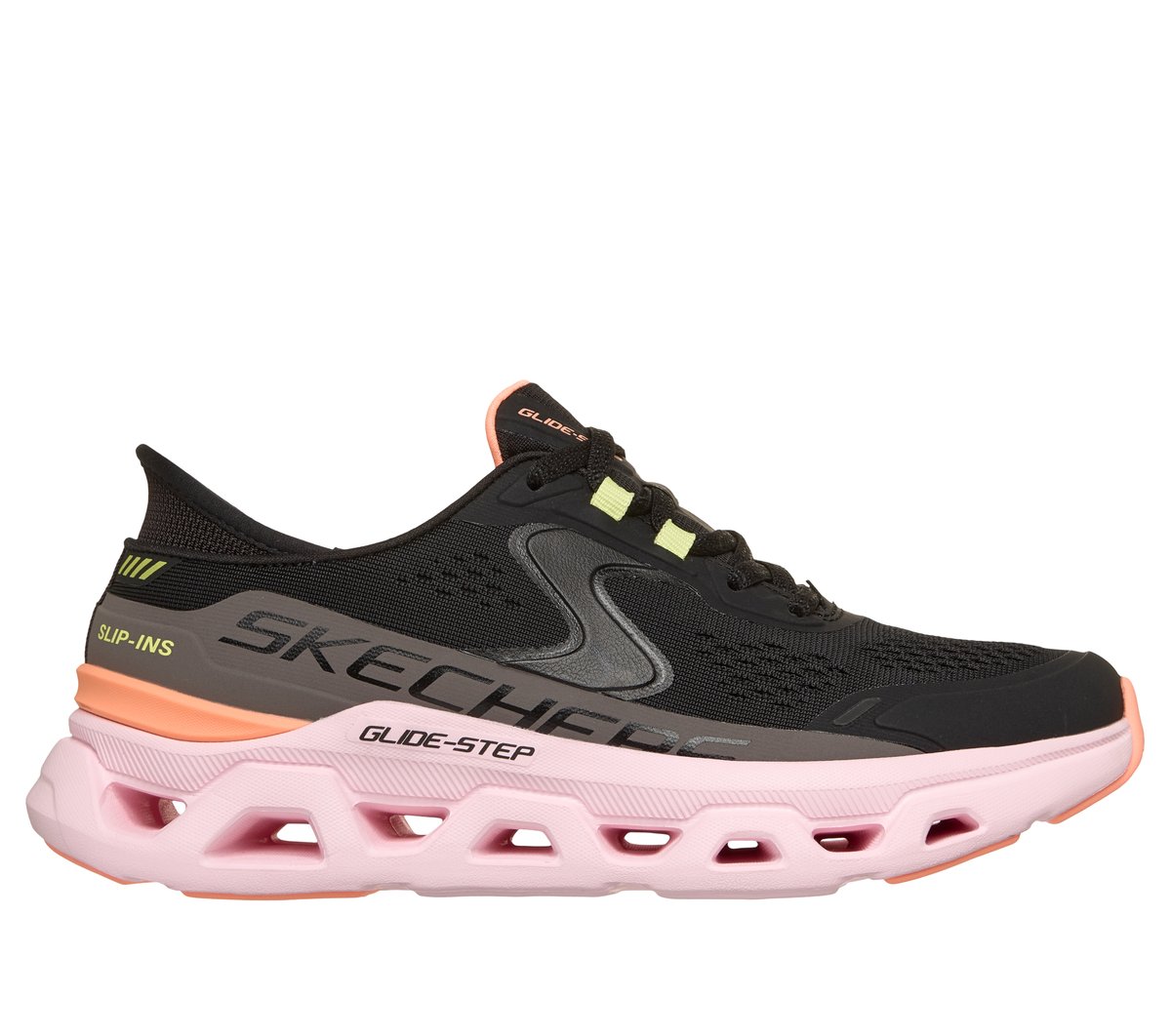 Skechers Slip-ins: Glide-Step Altus en Negro, talla 39, Vegan